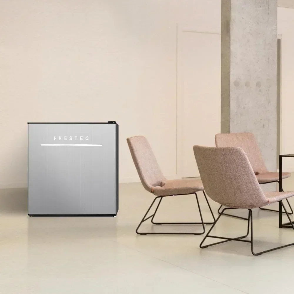 1.6 Cu.Ft Mini Fridge for Bedroom, Mini Refrigerator with Freezer, for Room and Office, Adjustable Temperature(without Handle) - Image 6